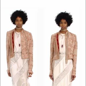 Zara NWT limited edition jacquard jacket